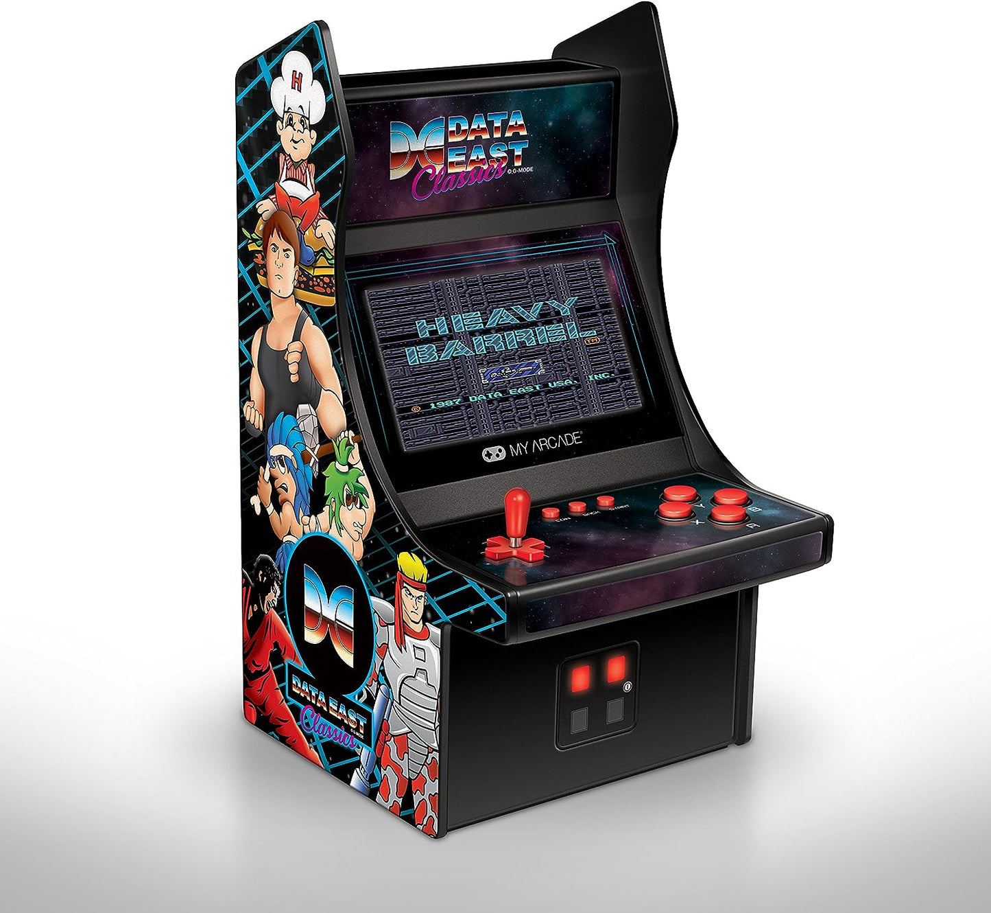 My Arcade Mini Player 10 Inch Arcade Machine: 20 Built In Games, Fully Playable, Pac-Man, Galaga, Mappy and More, 4.25 Inch Color Display, Speakers, Volume Controls, Headphone Jack, Micro USB Powered