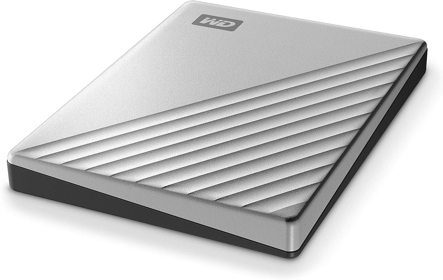 WD 4TB My Passport Ultra Silver Portable External Hard Drive HDD, USB-C and USB 3.1 Compatible - WDBFTM0040BSL-WESN