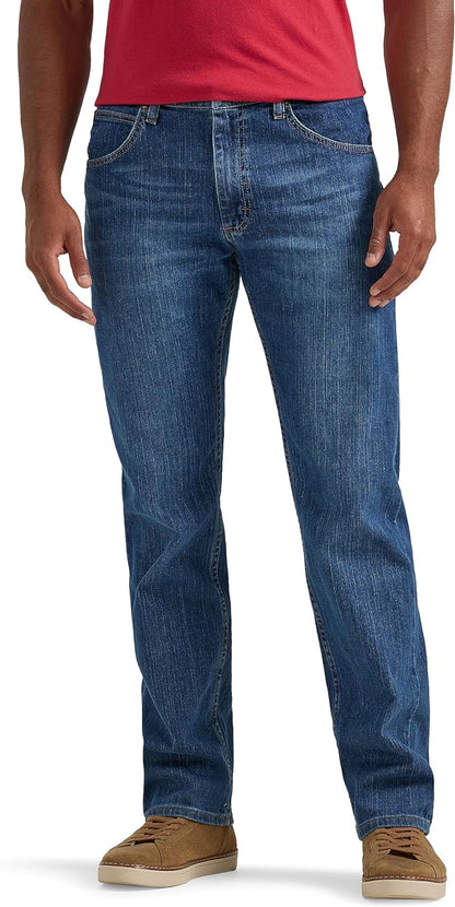 Wrangler mens Wrangler Authentics Men's Classic 5-Pocket Regular Fit Flex Jean Jeans