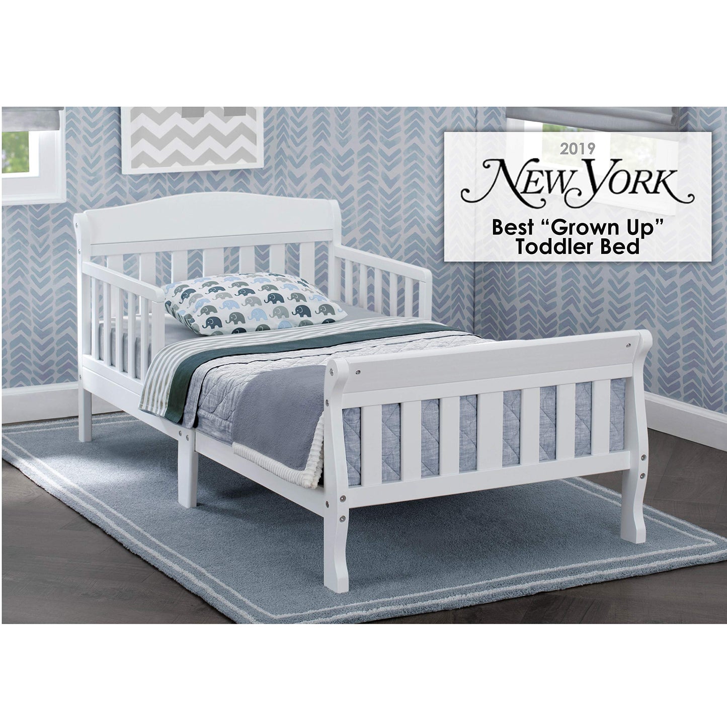 Delta Children Canton Toddler Bed, White