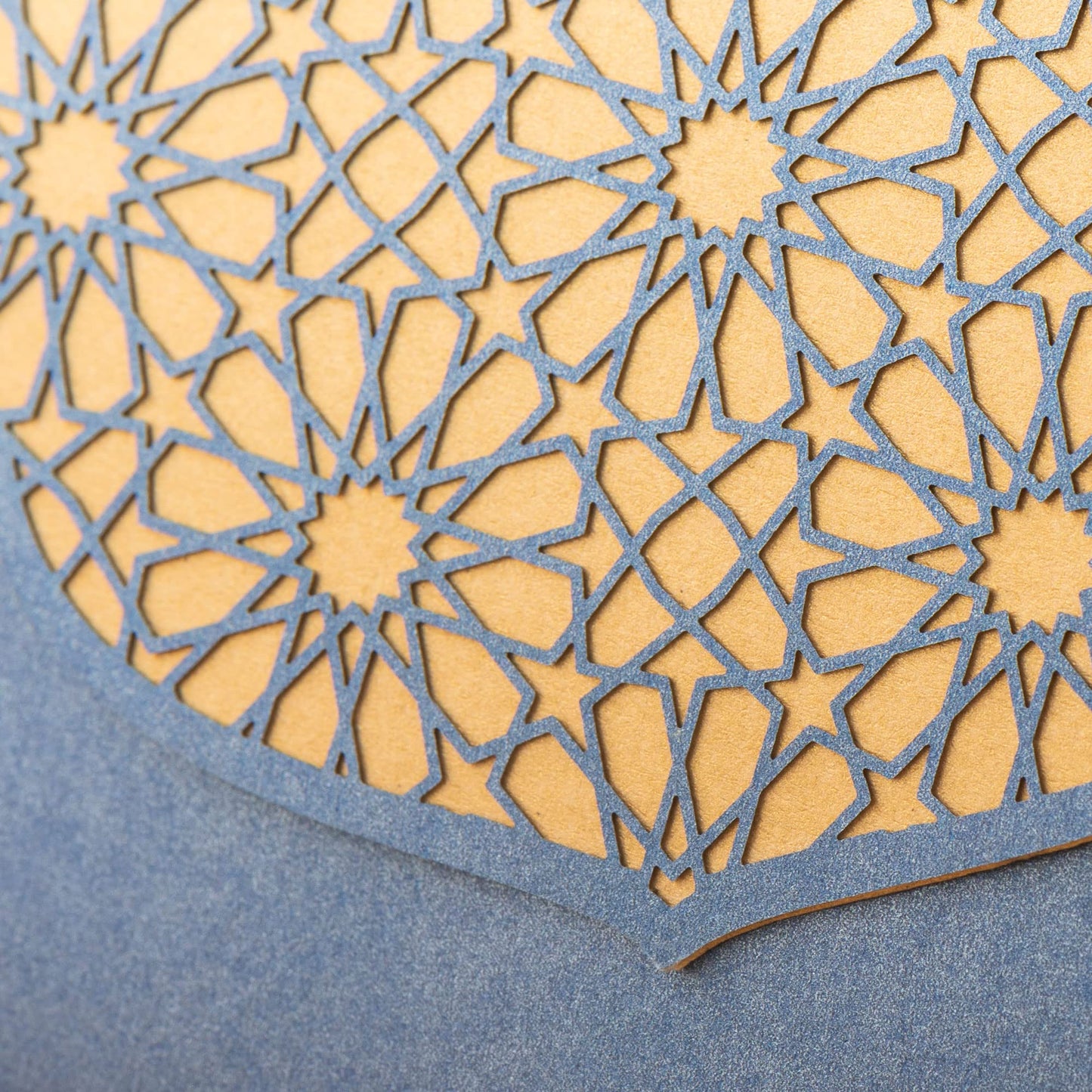 Confetti! (Pack of 10) Eid Mubarak Ramadan Money Envelopes for Gifting - Happy Eid Laser Cut Envelopes (Blue)