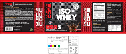 MUSCLE CORE NUTRITION Iso-Whey Chocolate, 5 Lbs.