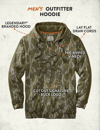 Legendary Whitetails Men's Camo Outfitter Hoodie Hoodie