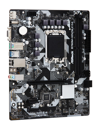 Asrock B760M-HDV/M.2 D4 Intel B760 LGA 1700 Micro ATX