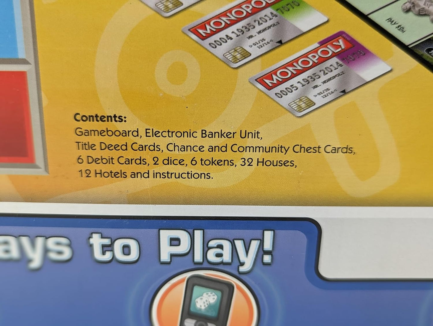 Monopoly Electronic Banking Edition