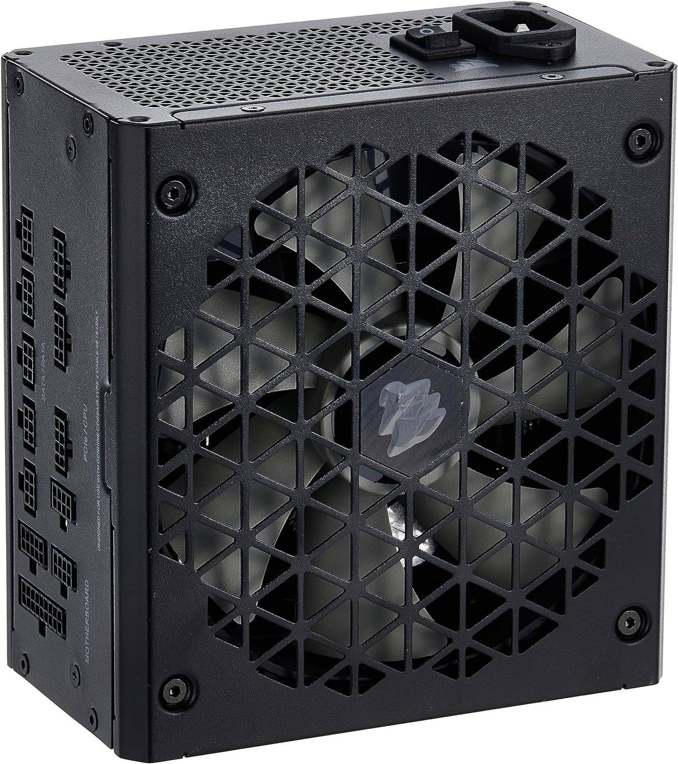 Corsair RM1200x SHIFT Fully Modular ATX Power Supply - Modular Side Interface - ATX 3.0 & PCIe 5.0 Compliant - Zero RPM Fan Mode - 105°C-Rated Capacitors - 80 PLUS Gold Efficiency - Black - CaveHubs