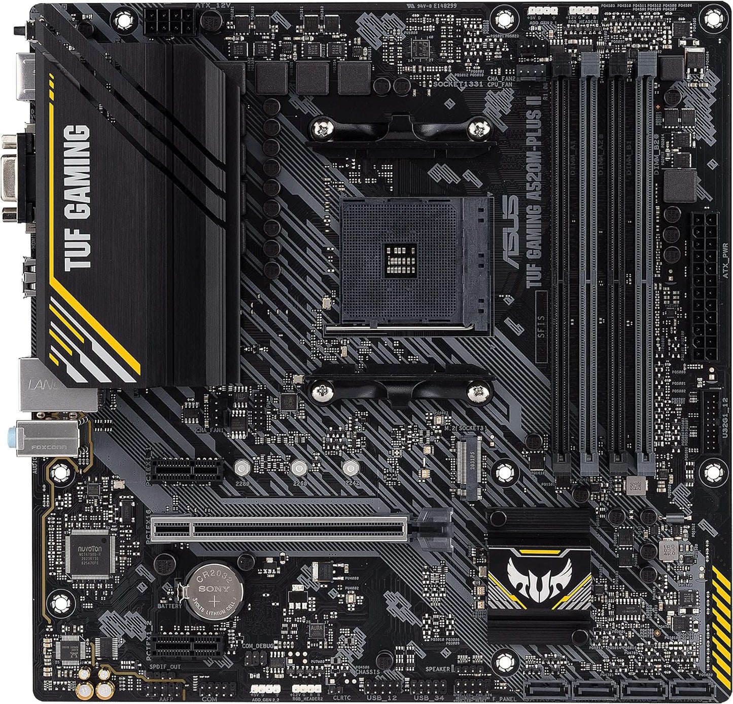 ASUS PRIME A320M-K (AMD A320) AM4 uATX motherboard with LED lighting, DDR4 3200MHz, 32Gb/s M.2, HDMI, SATA 6Gb/s, USB 3.0 - CaveHubs