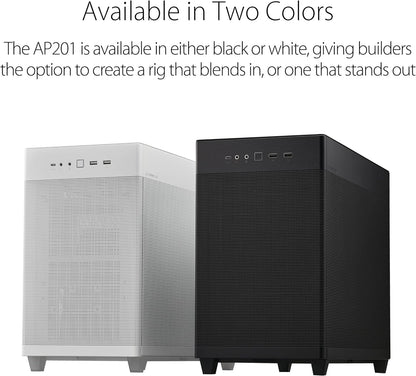 ASUS Prime AP201 MicroATX Mini Tower Black