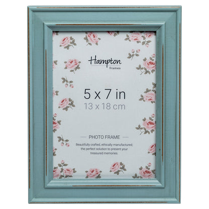 Hampton Frames NEW ENGLAND Solid Oak Wood Photo Frame (Double 5x7 (13x18cm)), natural