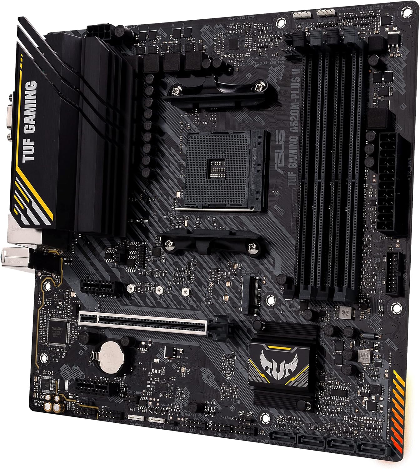 ASUS PRIME A320M-K (AMD A320) AM4 uATX motherboard with LED lighting, DDR4 3200MHz, 32Gb/s M.2, HDMI, SATA 6Gb/s, USB 3.0 - CaveHubs