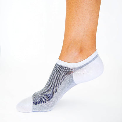 The Good Store Unisex No Show Socks Men And Women, 6 Pairs | Low Cut Ankle Socks | Non-Slip Socks For A Tight Grip | Cotton For Supreme Comfort & Breathability