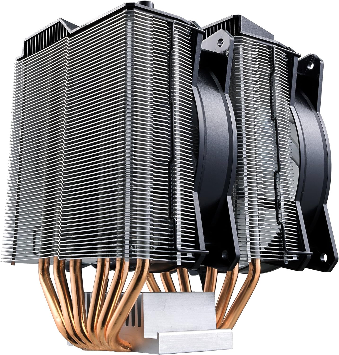 Cooler Master Masterair Ma620M Dual Tower ArGB High Performance Cpu Air Cooler, Sf120R Fan, Hexagon Strip ArGB Lighting, 6 Heat Pipes, Copper Plated Base For Amd Ryzen/Intel Lga1151