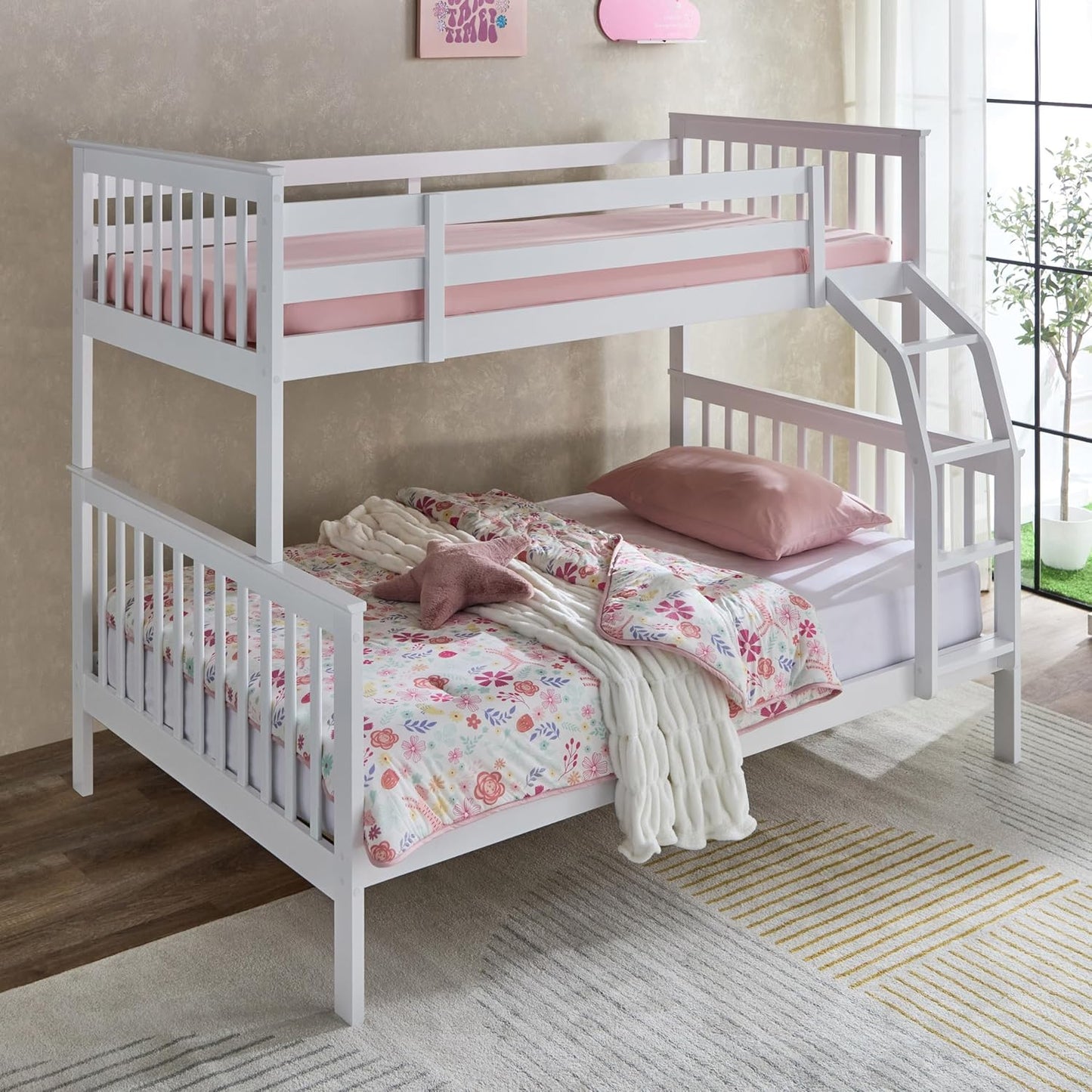 HomeBox Hampton Twin Bunk Bed - 90x200 and 120x200 cm