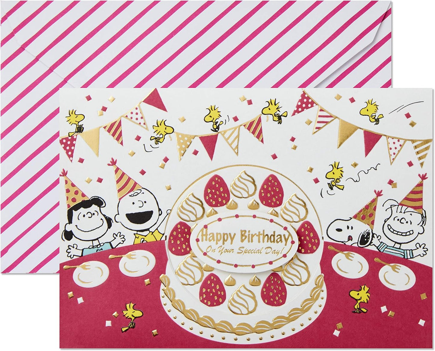 Hallmark Pop Up Peanuts Snoopy Birthday Greeting Card (Snoopy Dog House)