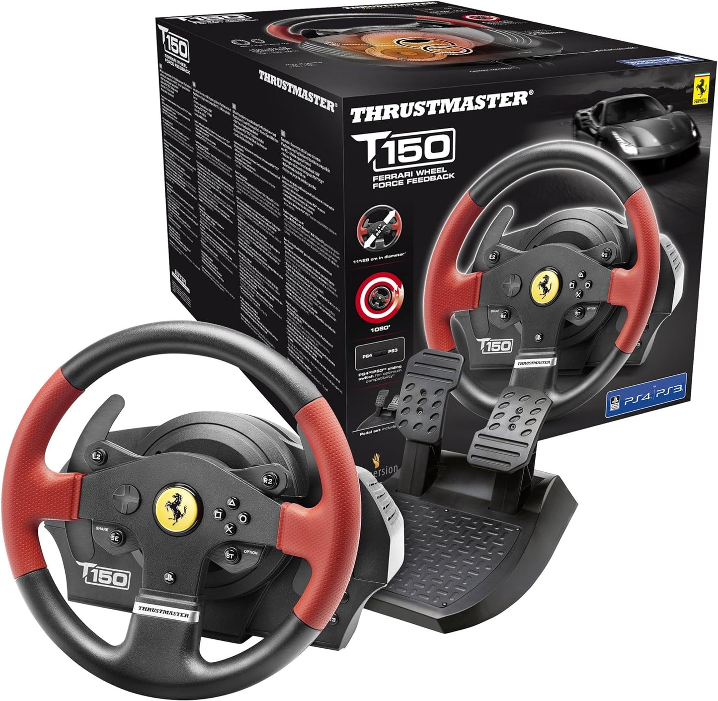 Thrustmaster T150 Force Feedback Ferrari Edition (PS4 / PS3 / PC)