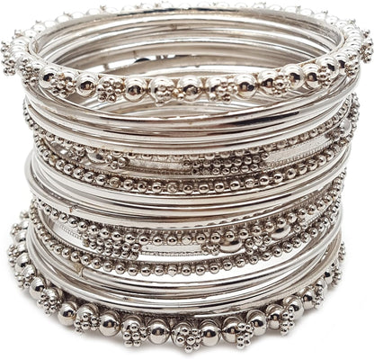 YouBella Stylish Traditional Jewellery Silver Plated Bangle for Women