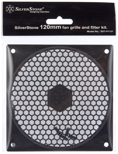 SilverStone Technology SST-FF121B Tek 120mm Ultra Fine Fan Filter with Magnet Cooling 2-Pack