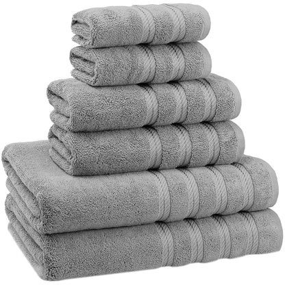 American Soft Linen Bath Linen Sets, 4 Pack Bath Linen Sets for Your Bathroom, Salem Luxury 100% Turkish Soft Twist Cotton, 13 x 13 inches Premium Quality Bath Linen Sets, Black