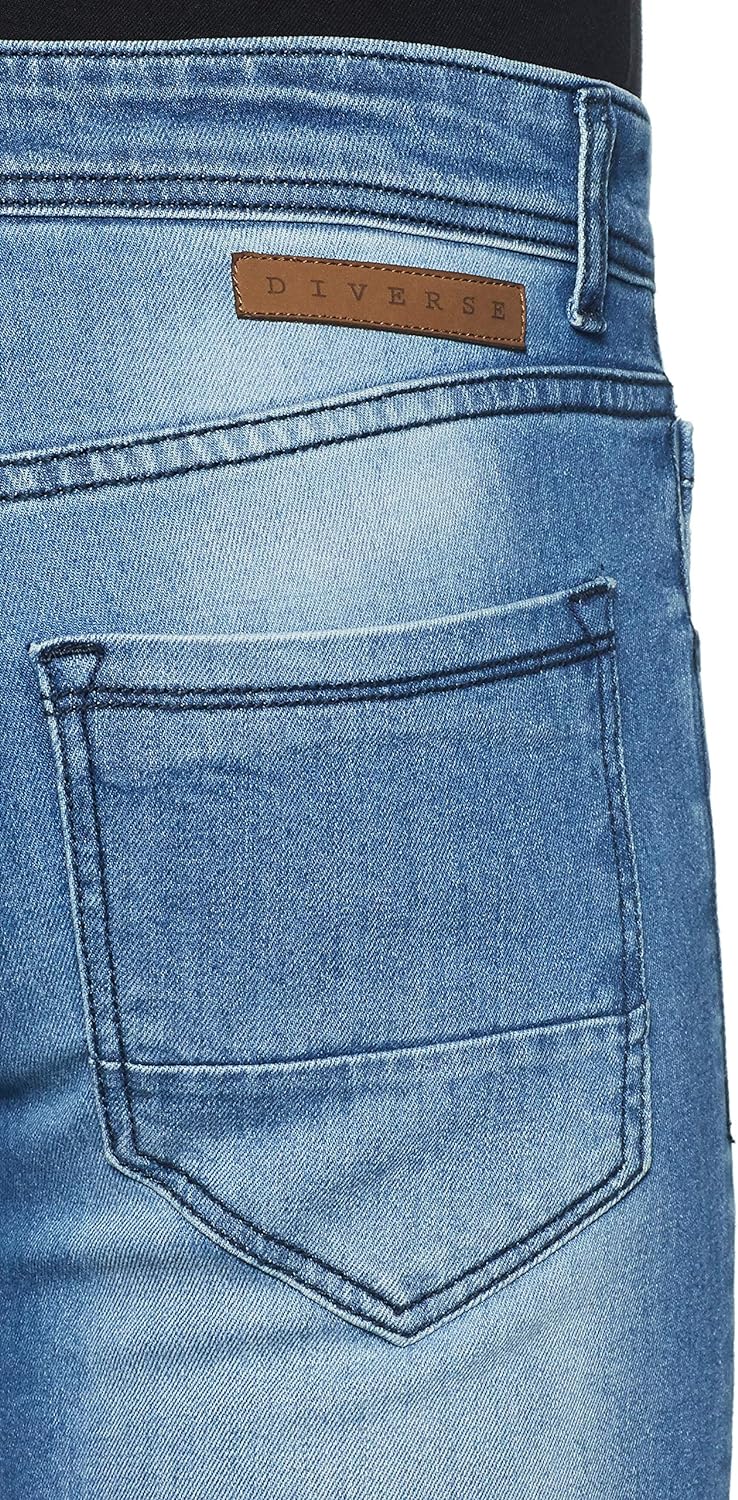 DIVERSE Men's Slim Fit Jeans