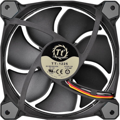 Thermaltake Ring 14 High Static Pressure 140mm Circular Ring Case/Radiator Fan With Anti-Vibration Mounting System Cooling Cl-F039-PL4Wt-A White