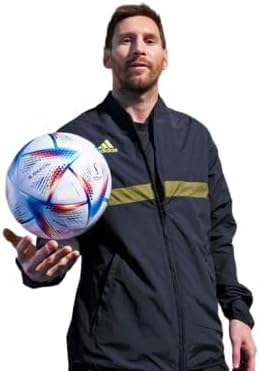 FIFA World Cup 2022 Soccer Ball, with Free Air Pump and Affordable Replica of the Official 2022 Football - Size 5, Unisex-Adult, Great Bounce and Shape, Perfect for Casual Play and Training