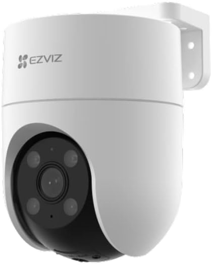 EZVIZ H8C Security Camera, 1080p Outdoor WiFi Camera with Active Defense, AI Human Motion Detection with Auto Tracking, 360° Color Night Vision, Two Way Talk, Weatherproof, Works with Amazon Alexa