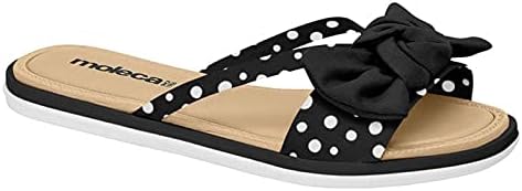 Moleca Womens Flat Sandals & Slides Lightweight Comfortable to Everyday Use