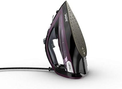 Tefal Ultimate Pure Steam Iron, 260g/min Steam Boost, 350ml Water Tank, 3m Power Cord, 3100W, Black and Rose Gold, FV9845