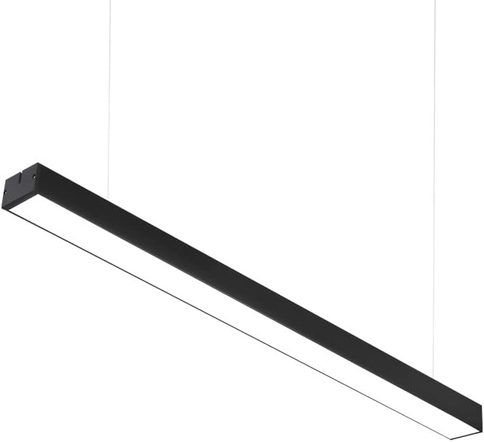 FSL LED OFFICE LINEAR LIGHT BLACK & SILVER COLOR 18W & 36W Aluminum For Office or Home Office (Black 36W Day Light 6500K)