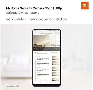 Xiaomi Mi Home Security Camera 360 Degree 1080P White, Mjsxj05cm, - White
