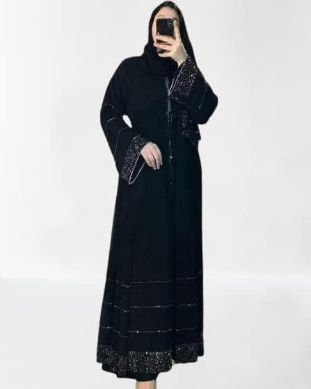 Samaira Fashion Women Dubai Kaftan Farasha Caftan Long Maxi Dress Long Sleeves Evening Dress Abayas for Women Muslim (Abyas28)