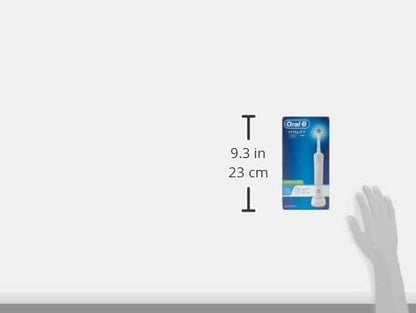 Oral B Vitality D100 CLS Sensi Ultrathin Rechargeable Toothbrush + EB 20-2 Brush Head Bundle