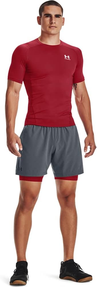 Under Armour Mens Armour Heatgear Compression Short-sleeve T-shirt Short Sleeve