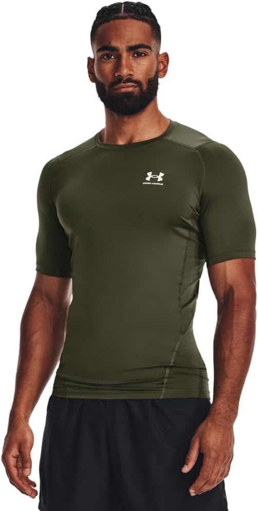 Under Armour mens Armour Heatgear Compression Short-sleeve T-shirt Short Sleeve