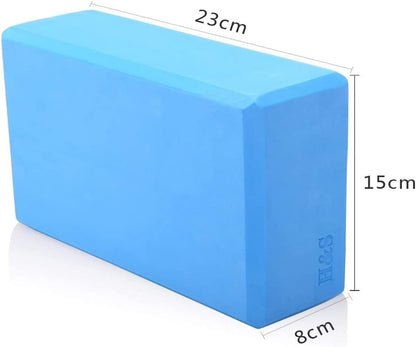 SKY-TOUCH Yoga Block Brick 2 Pack, Non Slip Yoga Block Brick Foam Home Exercise Fitness Gym High Density EVA Foam Blocks for Improve Stretching Yoga/Pilates/Fitness 9"x6"x3"