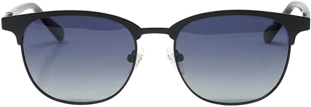 GUESS Mens GU0005202D54 UV PROTECTIVE SUNGLASSES , Matte Black, 54 mm