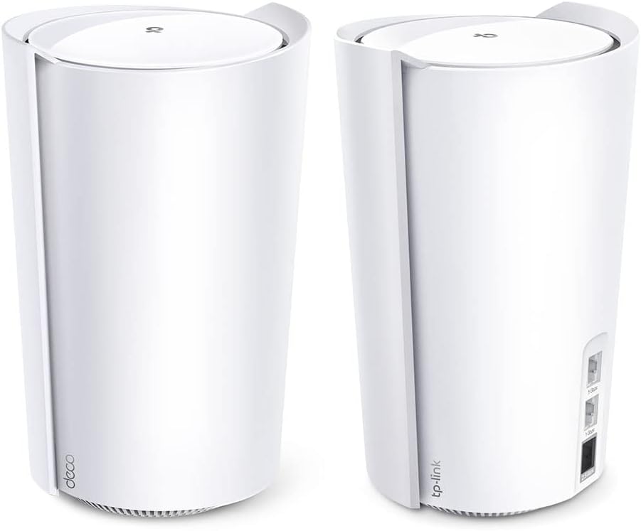 TP-Link AX1800 Whole Home Mesh Wi-Fi 6 System - Covers up to 5800 Sq.Ft, Replaces WiFi Routers and WiFi Extenders, Works with Alexa, Deco X20(3-Pack)