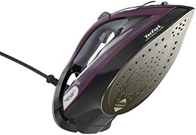 Tefal Ultimate Pure Steam Iron, 260g/min Steam Boost, 350ml Water Tank, 3m Power Cord, 3100W, Black and Rose Gold, FV9845