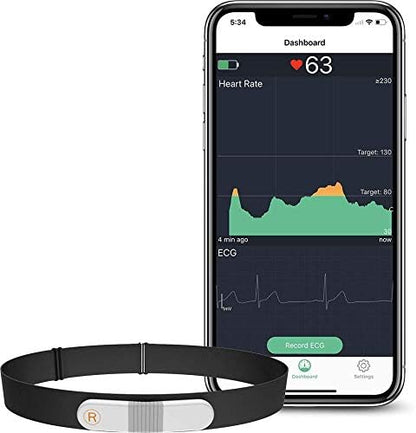 Wellue Wearable Heart Health Monitor Heart Rate and ECG/EKG Tracker With Bluetooth App