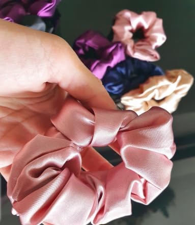 Hair Scrunchies 100% Mulberry Silk Scrunchies