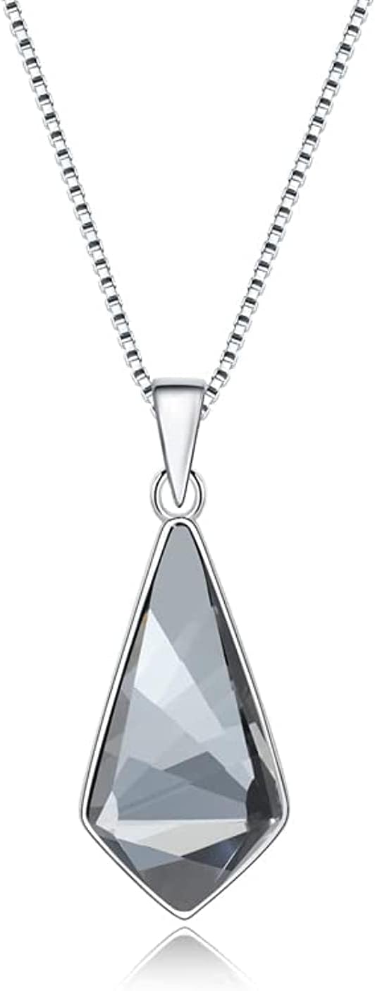 Luxury Bee Swarovski Crystal Pendant Necklace Silver Sterling 925, Necklace for women