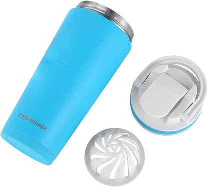 Ice Shaker 770ml Stainless Steel Insulated Water Bottle Protein Mixing Cup - Holds Ice for 30+ Hours As seen on Shark Tank