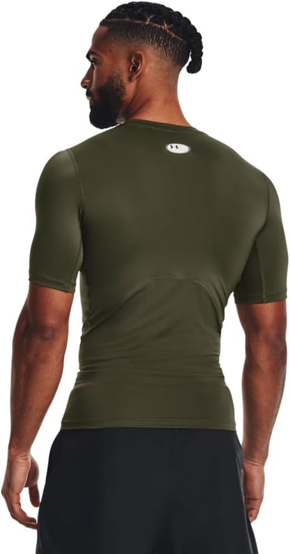 Under Armour mens Armour Heatgear Compression Short-sleeve T-shirt Short Sleeve