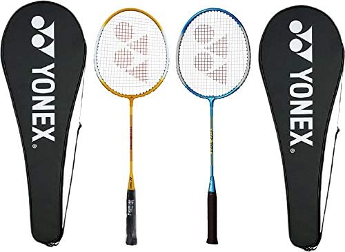 YONEX GR 303 Combo Badminton Racquet with Full Cover, Set of 2