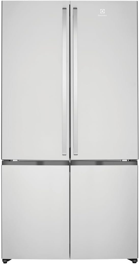 Electrolux Refrigerator, 4 Door Side by Side, French door, 600 Liters, No Frost Fridge, Inverter Compressor, Steel, Made in Thailand, EQA6000X"Min 1 year manufacturer warranty"