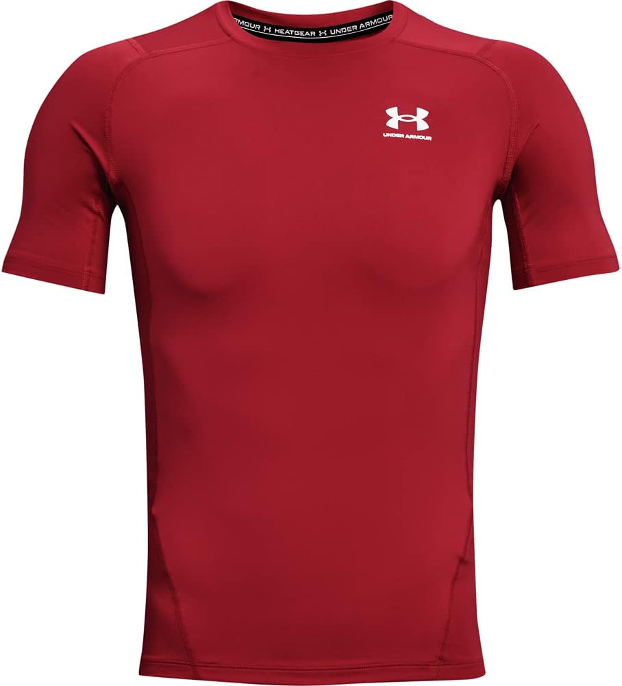 Under Armour Mens Armour Heatgear Compression Short-sleeve T-shirt Short Sleeve