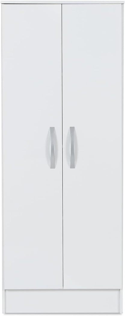 Pan Emirates Home Furnishings Clean 2 Door Wardrobe 51X39X129 White