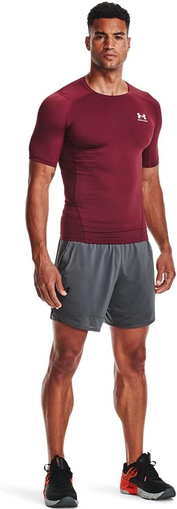 Under Armour mens Armour Heatgear Compression Short-sleeve T-shirt Short Sleeve