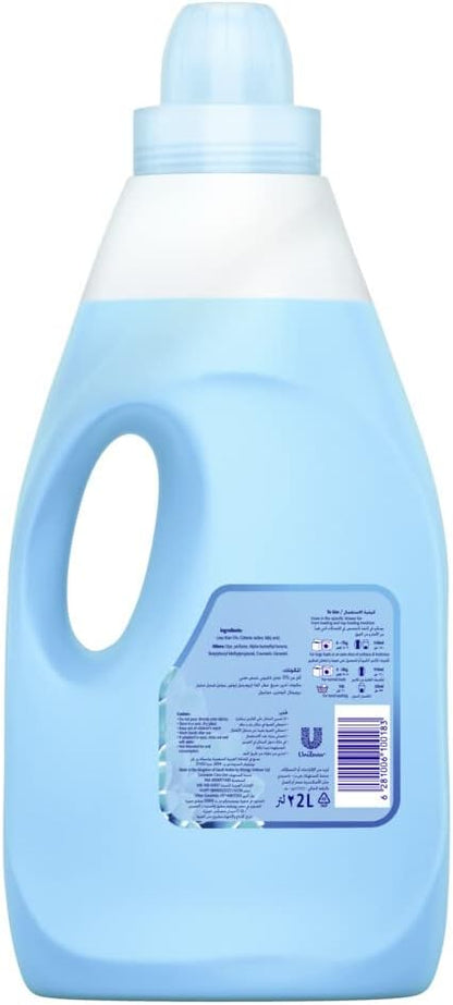 Comfort Fabric Softener, Spring Dew, for fresh & soft clothes, 4L x 2 (Pack of 2)