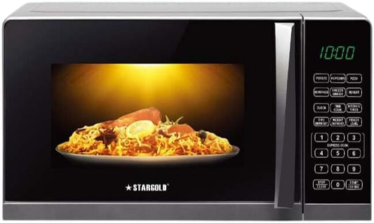 STARGOLD Microwave Oven 20L Capacity With 30-Minute Cooking Timer And 6-Stage Heat 700W Home Appliance, SG-2241MC